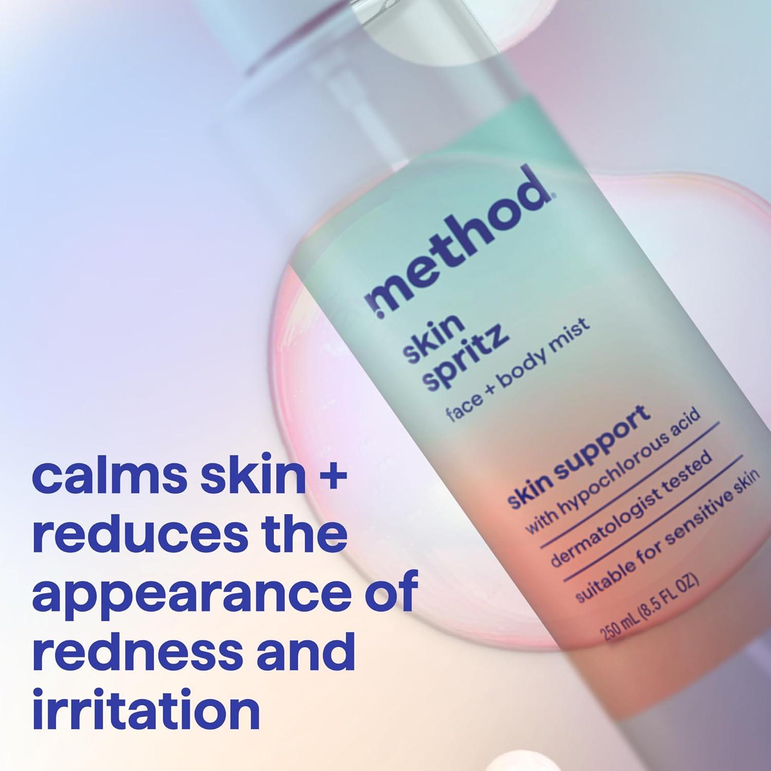 image:imageMethod Skin Spritz Hypochlorous Acid Spray for Face and Body Suitable for Sensitive Skin 85 fl oz34 Fl Oz Pack of 1