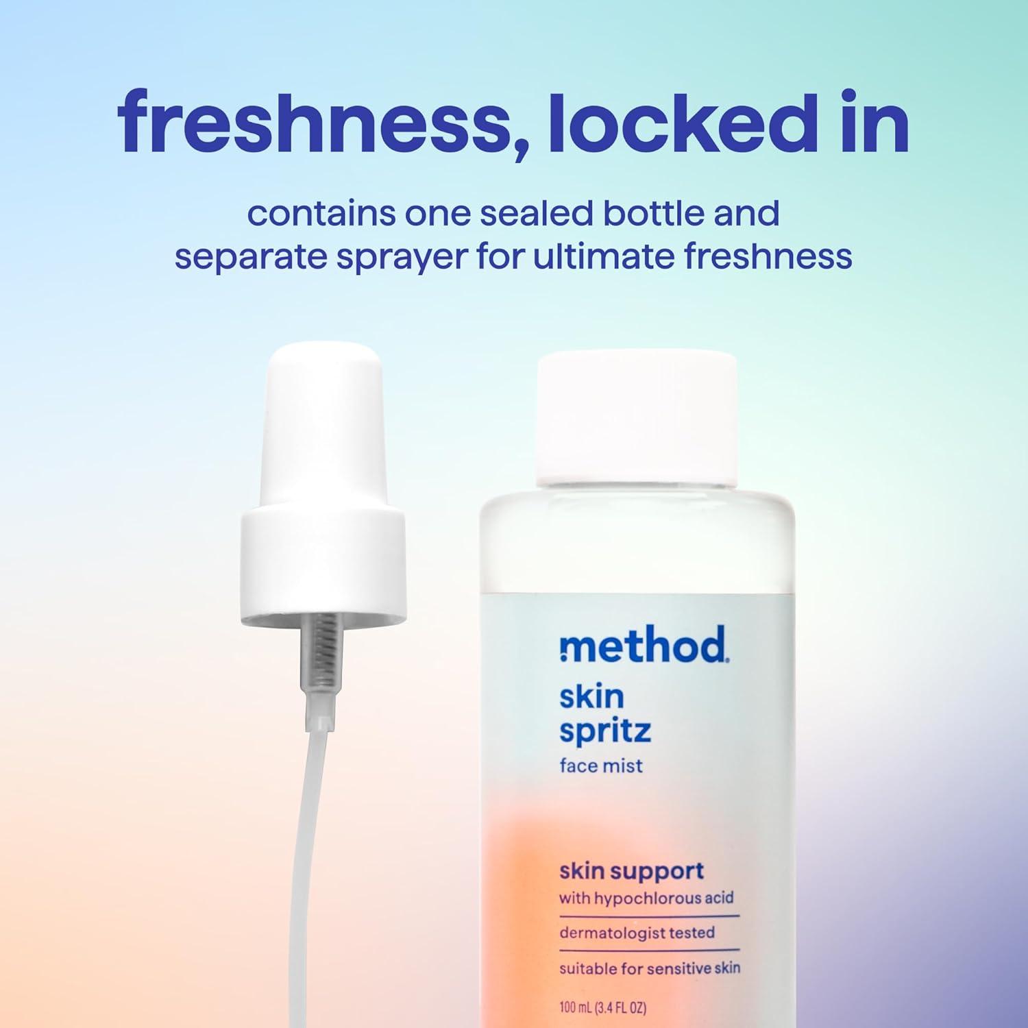 image:imageMethod Skin Spritz Hypochlorous Acid Spray for Face and Body Suitable for Sensitive Skin 85 fl oz34 Fl Oz Pack of 1
