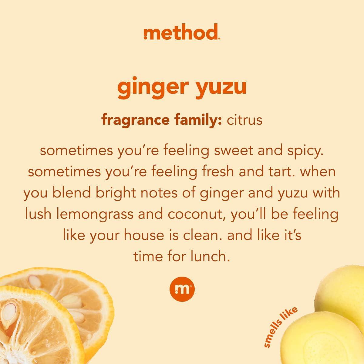 image:imageMethod AllPurpose Cleaner Clementine 28 Ounce 1 pack Packaging May VaryGinger Yuzu
