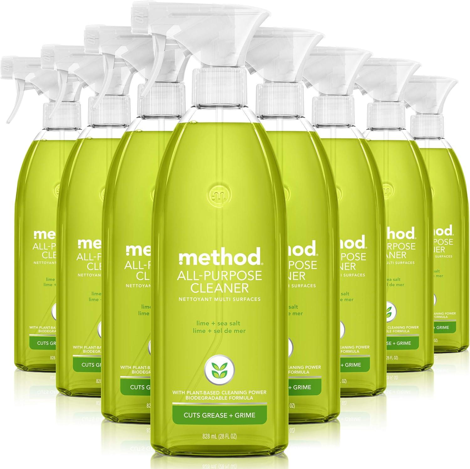 image:imageMethod AllPurpose Cleaner Clementine 28 Ounce 1 pack Packaging May VaryLime Sea Salt