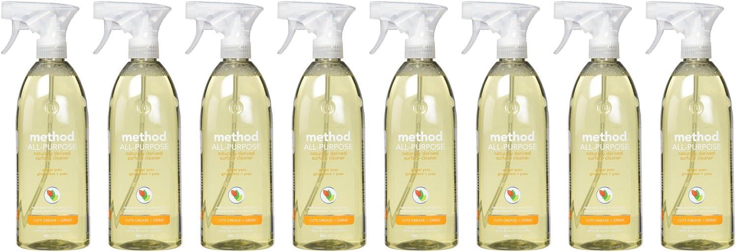 image:imageMethod AllPurpose Cleaner Spray French Lavender Perfect for Most Counters Tiles and More 28 Fl Oz Pack of 8Ginger Yuzu