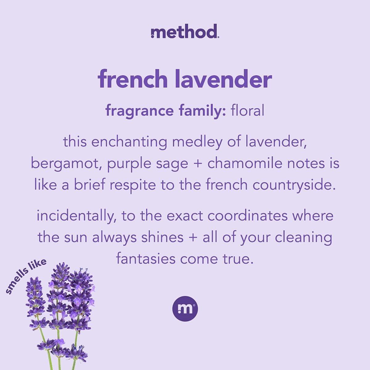 image:imageMethod AllPurpose Cleaner Spray French Lavender Perfect for Most Counters Tiles and More 28 Fl Oz Pack of 8Lavender