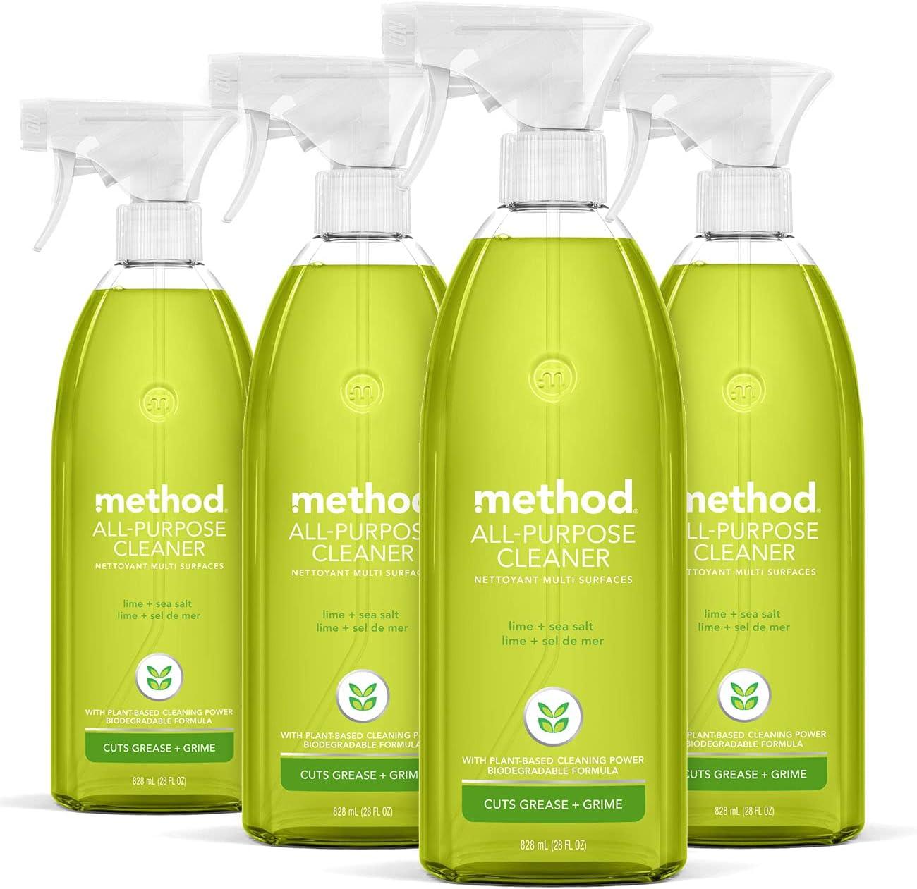 image:imageMethod AllPurpose Cleaner Spray French Lavender Perfect for Most Counters Tiles and More 28 Fl Oz Pack of 8Lime Sea Salt