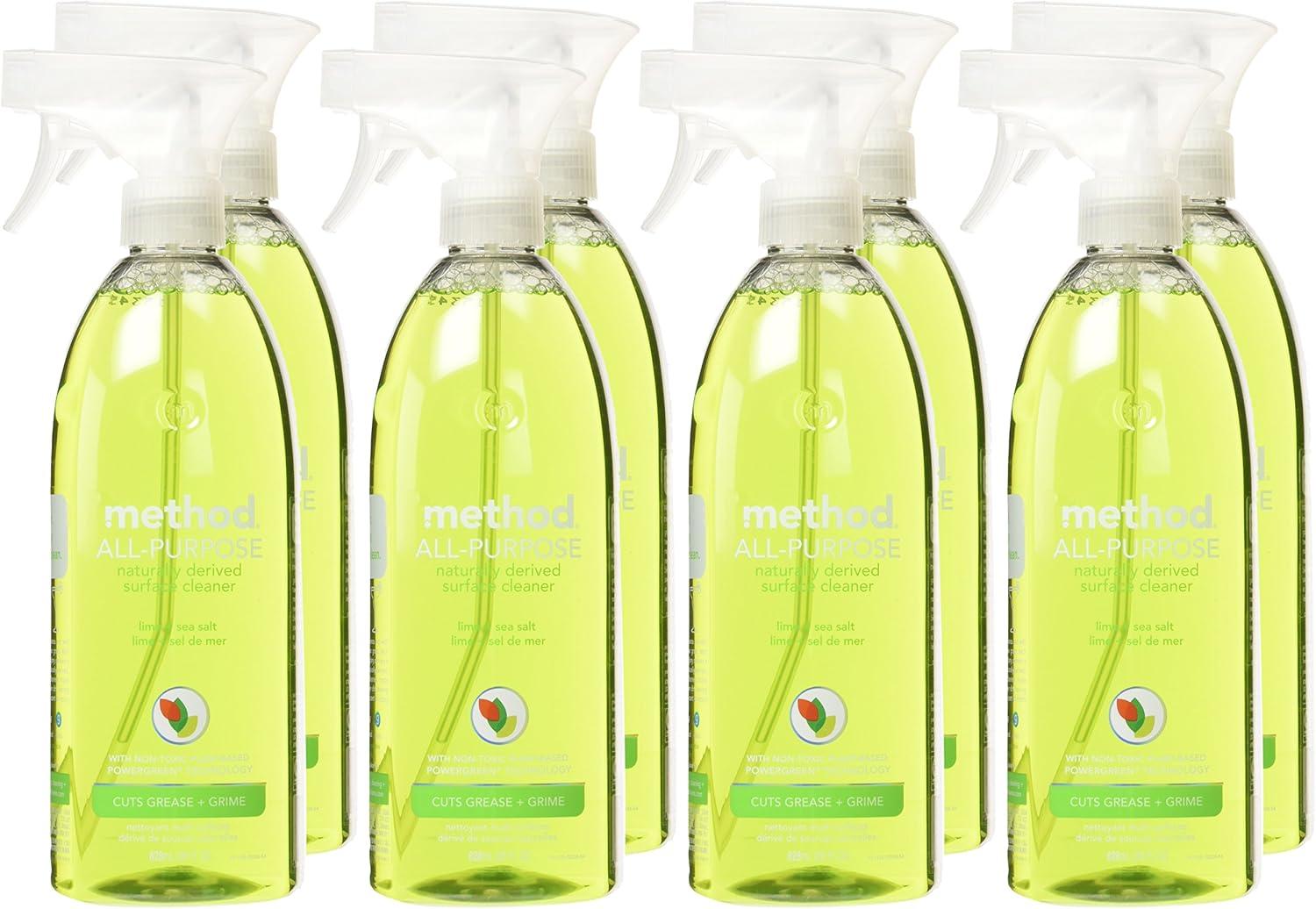 image:imageMethod AllPurpose Cleaner Spray French Lavender Perfect for Most Counters Tiles and More 28 Fl Oz Pack of 8Lime Sea Salt