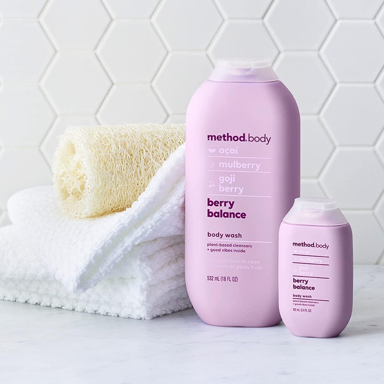 image:imageMethod Body Wash Daily Zen Paraben and Phthalate Free 18 oz Pack of 6Berry Balance