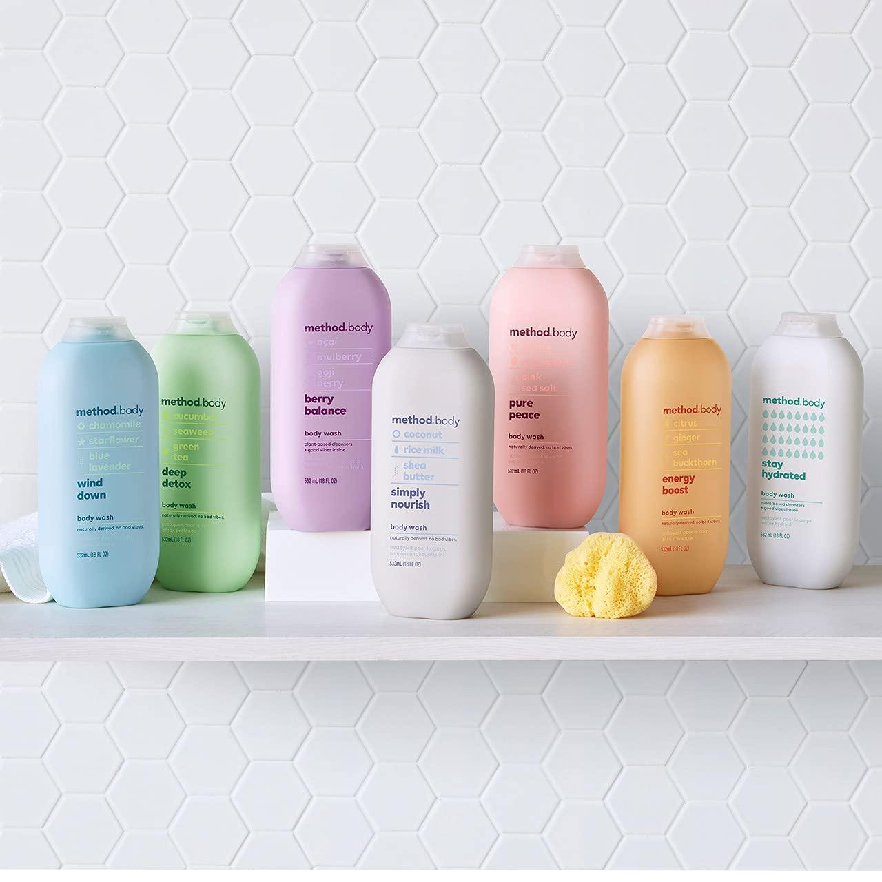 image:imageMethod Body Wash Magnolia Paraben and Phthalate Free 18 oz Pack of 1Simply Nourish