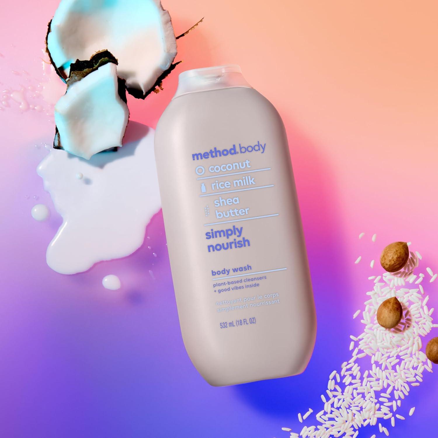 image:imageMethod Body Wash Simply Nourish Paraben and Phthalate Free 18 oz Pack of 3Simply Nourish