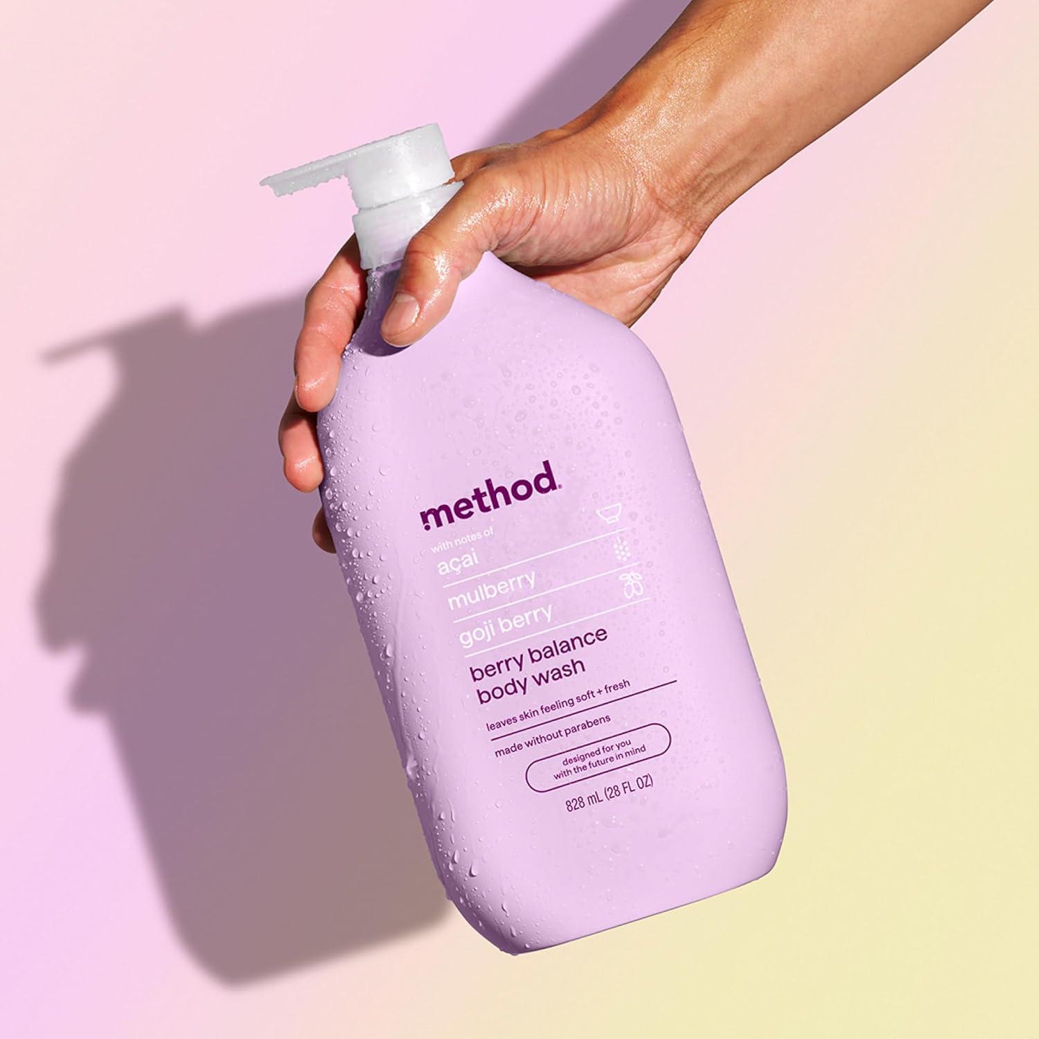 image:imageMethod Body Wash Wind Down Paraben and Phthalate Free 28 FL Oz Pack of 1Berry Balance