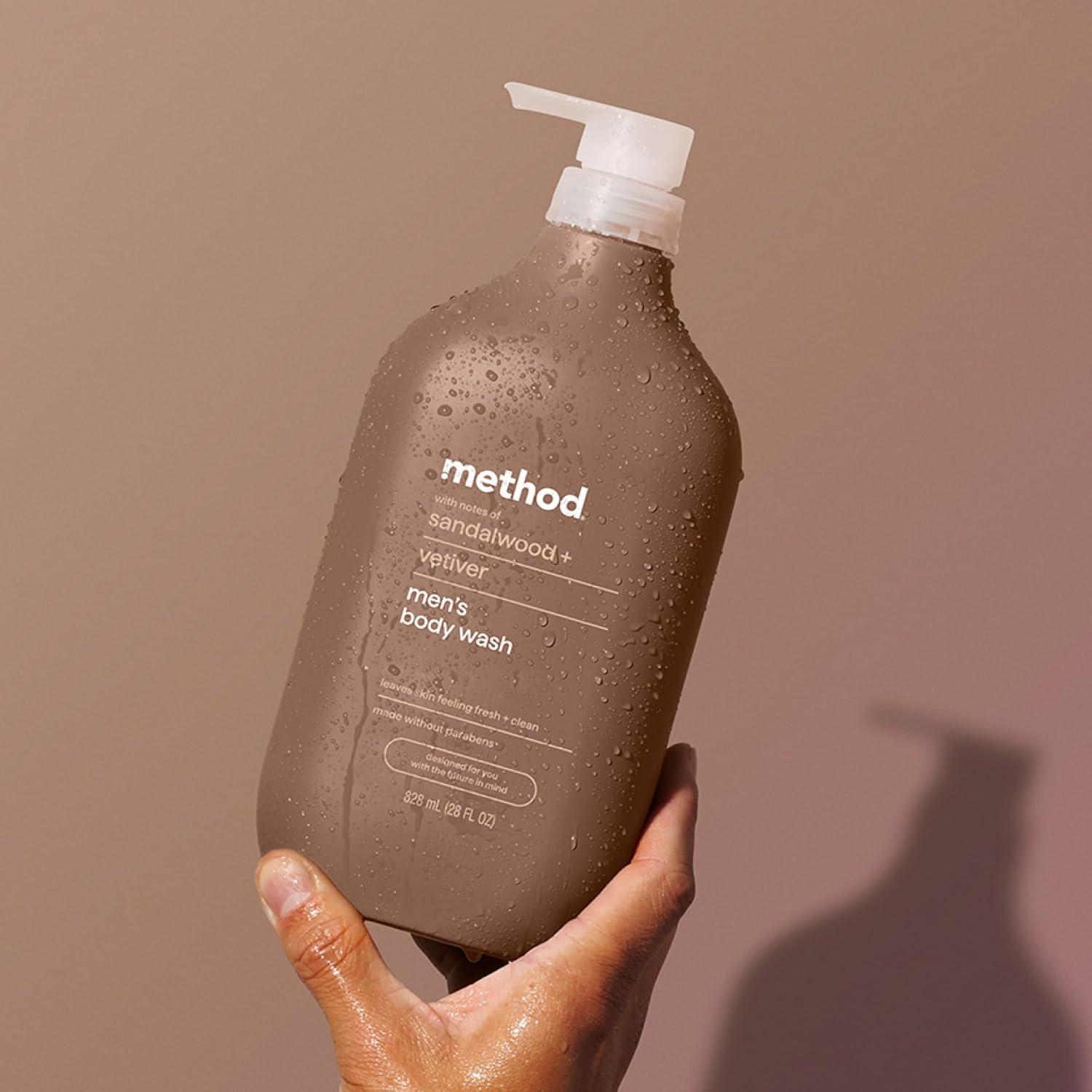 image:imageMethod Body Wash Wind Down Paraben and Phthalate Free 28 FL Oz Pack of 1Sandalwood Vetiver