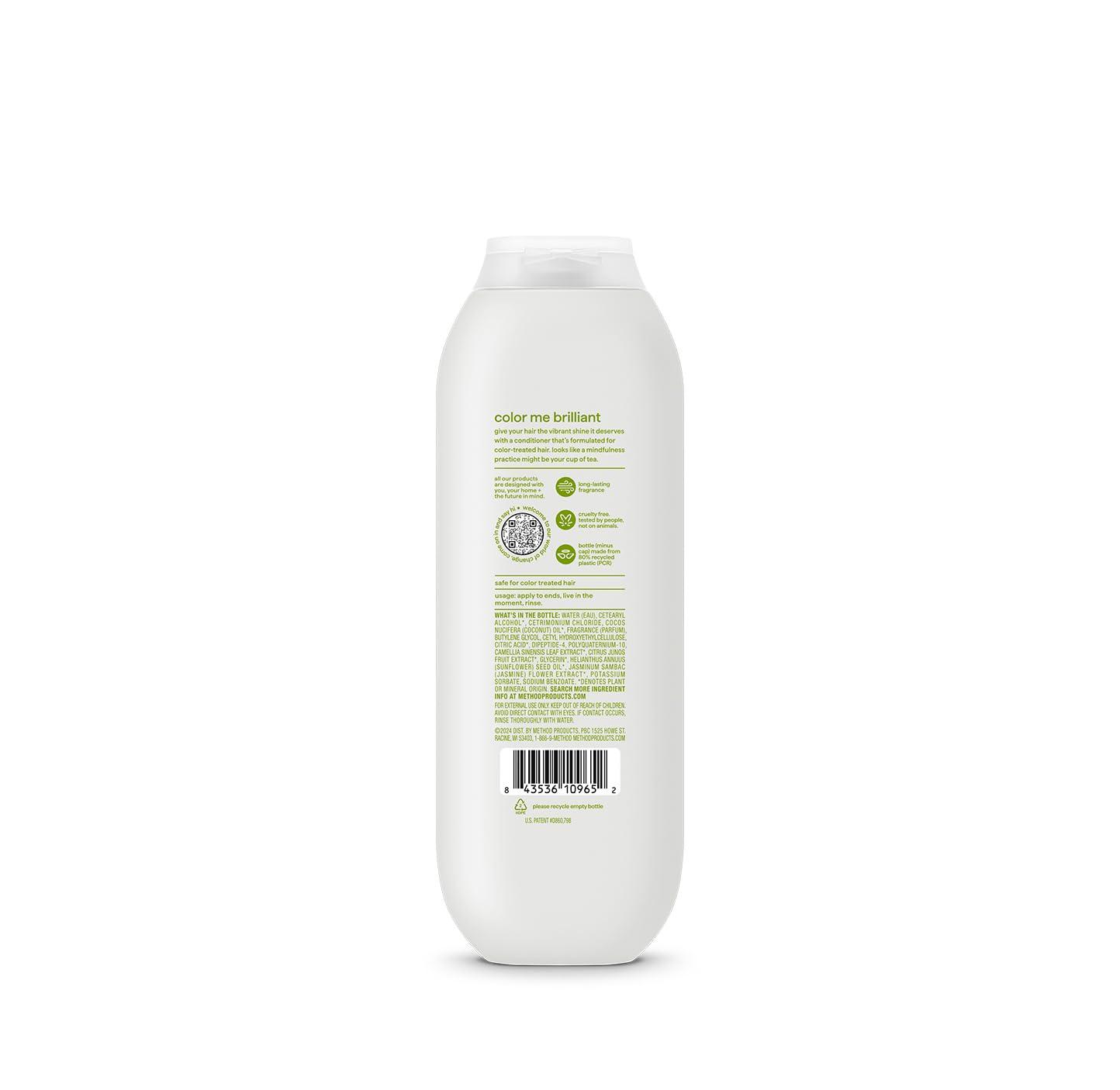image:imageMethod Color Protect Conditioner Mindful Matcha Safe for ColorTreated Hair Protects from Environmental Stressors with Strengthening Peptide Paraben Free Cruelty Free 135 oz