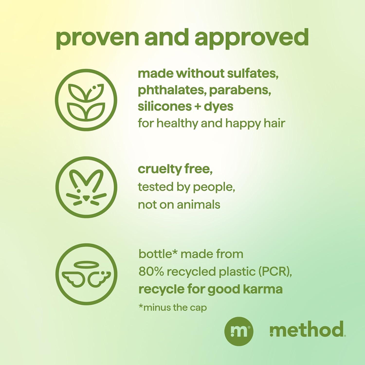 image:imageMethod Color Protect Conditioner Mindful Matcha Safe for ColorTreated Hair Protects from Environmental Stressors with Strengthening Peptide Paraben Free Cruelty Free 135 oz