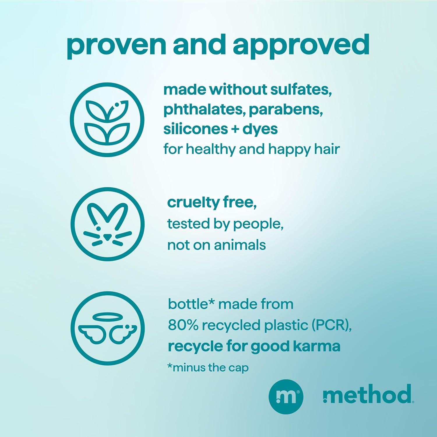 image:imageMethod Curl Defining CoWash Coco Twist Moisturizes amp Detangles Hair Sulfate Free Paraben Free amp Safe for Color Treated Hair 135 oz