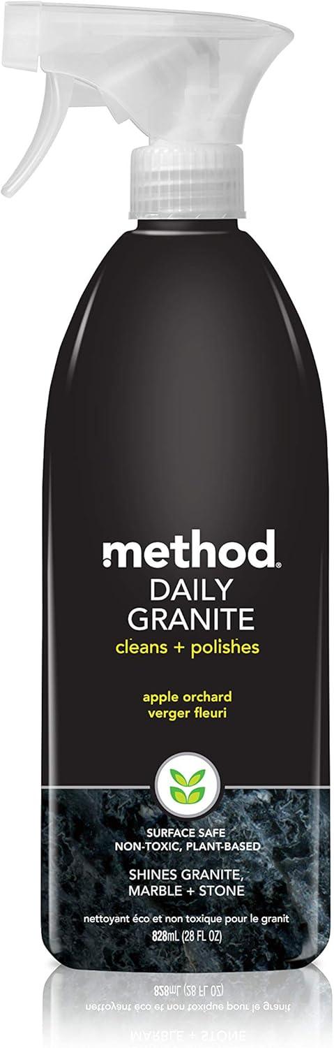 image:imageMethod Daily Granite Cleaner Spray Apple Orchard Cleaning Agent for Granite Marble and Other Sealed Stone 28 fl oz Spray Bottles Pack of 8Apple Orchard