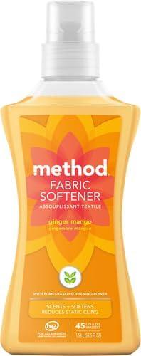 image:imageMethod Fabric Softener Ginger Mango 535 Ounces 45 Loads 1 pack Packaging May VaryGinger Mango