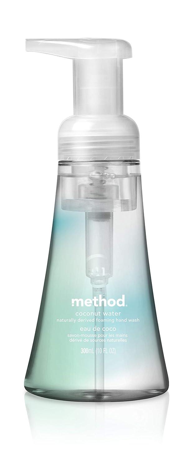 image:imageMethod Foaming Hand Soap Coconut Water 10 fl oz Pack of 6Pump Bottle
