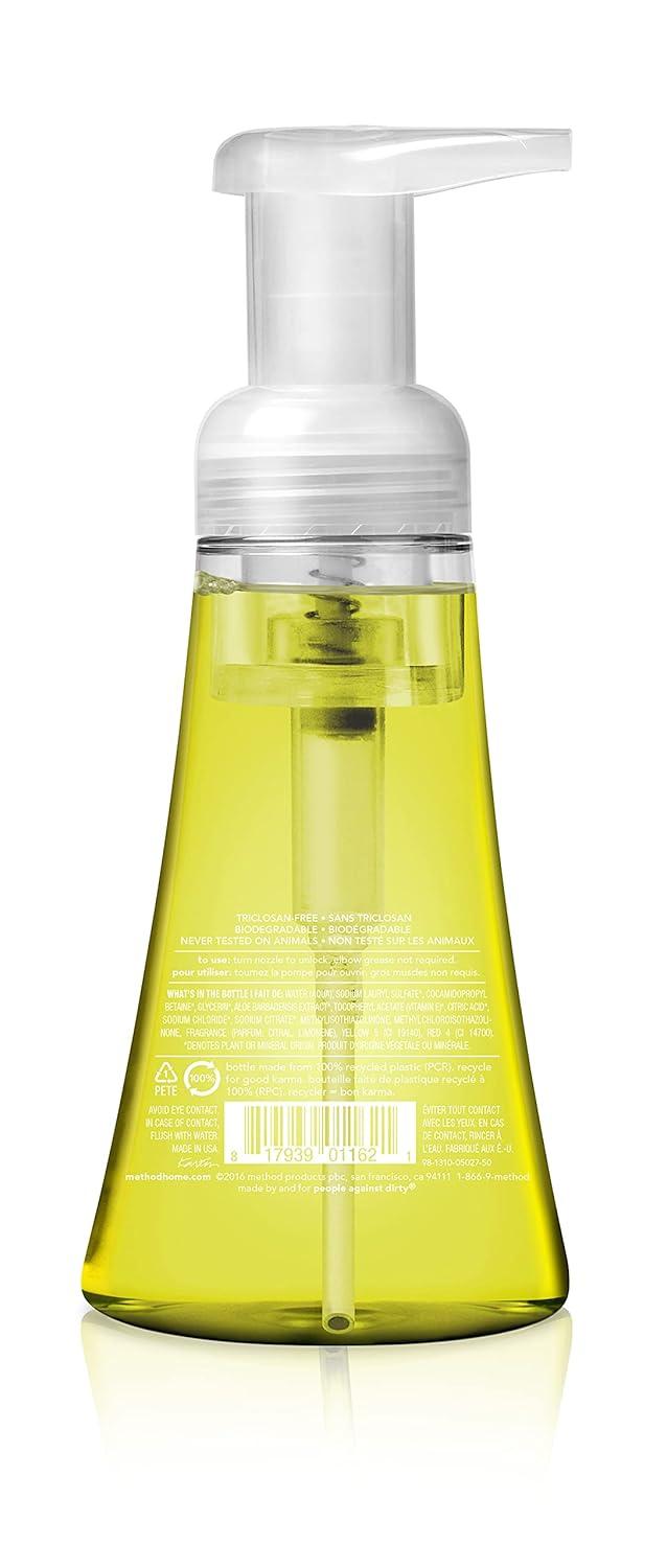 image:imageMethod Foaming Hand Soap Green Tea Aloe 10 Fl Oz Pack of 6Lemon Mint