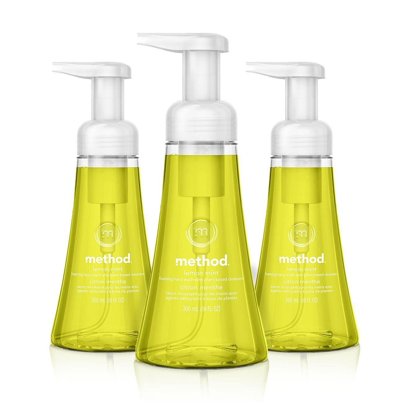 image:imageMethod Foaming Hand Soap Green Tea Aloe 10 Fl Oz Pack of 6Lemon Mint