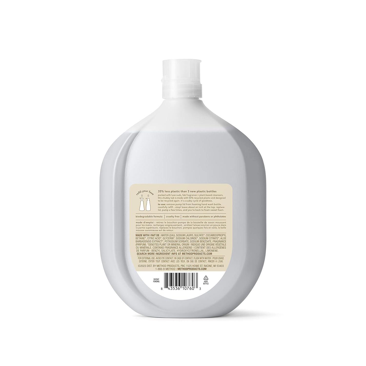 image:imageMethod Foaming Hand Soap Refill Violet Lavender Recyclable Bottle 28 fl oz Pack of 4 Packaging May VaryYlang Ylang