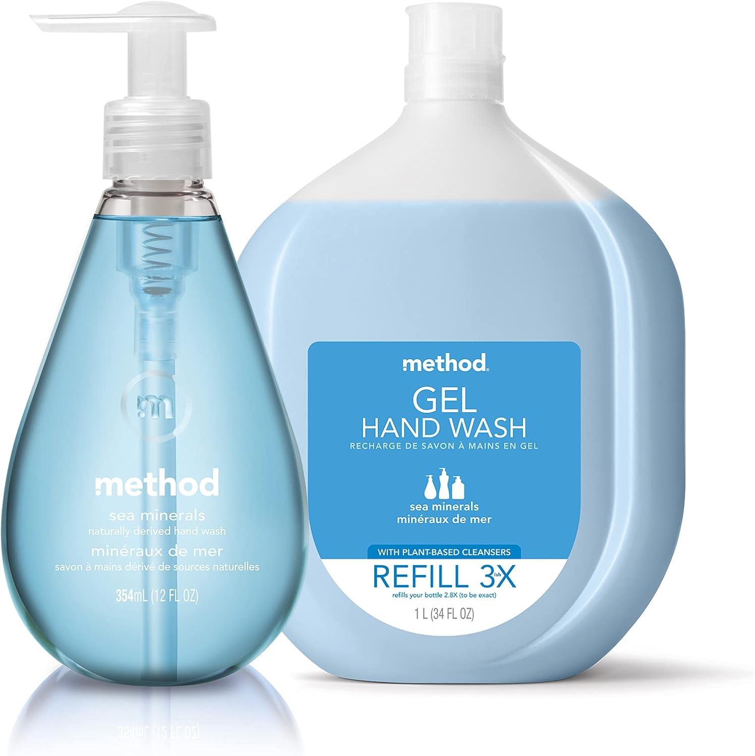 image:imageMethod Gel Hand Soap Refill Sea Minerals 34 Fl Oz Pack of 1 Packaging May Vary34 Fl Oz Pack of 2