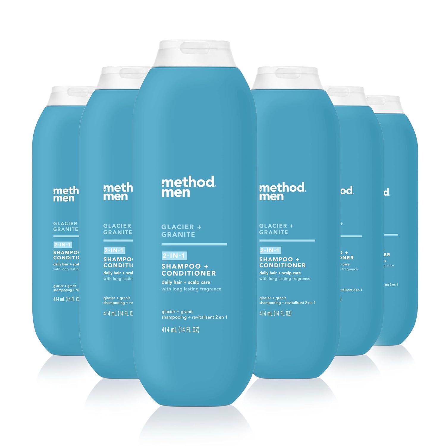 image:imageMethod Men 2in1 Shampoo Conditioner Sea Surf Pack Of 6 Sea amp Surf 6 CountGlacier Granite