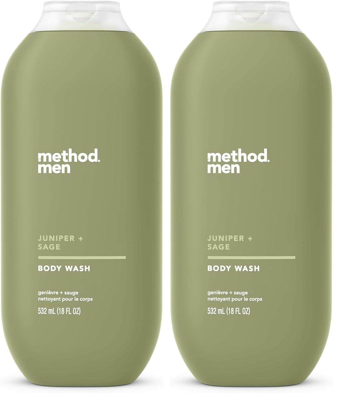 image:imageMethod Men Body Wash Juniper Sage Paraben and Phthalate Free 18 fl oz Pack of 1Juniper Sage