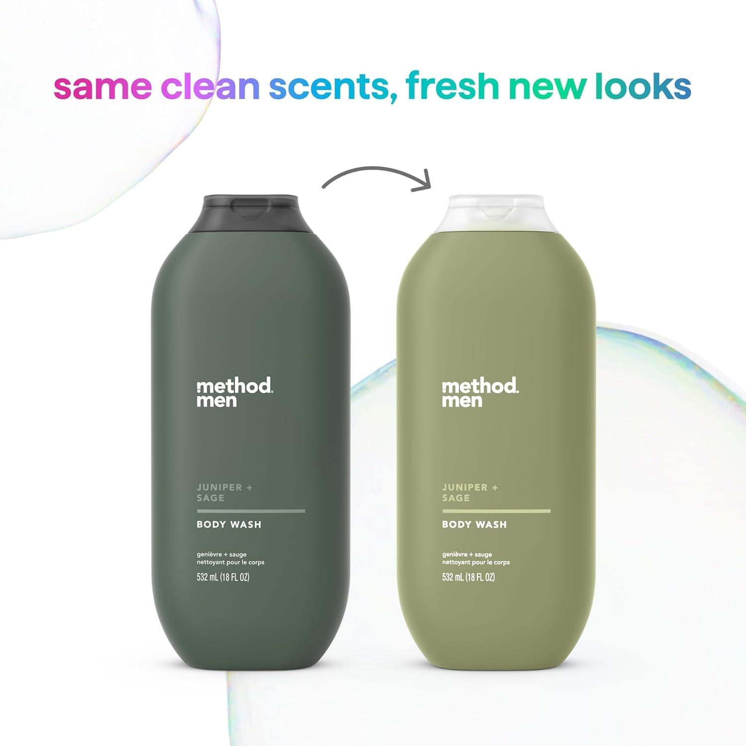 image:imageMethod Men Body Wash Juniper Sage Paraben and Phthalate Free 18 fl oz Pack of 1Juniper Sage