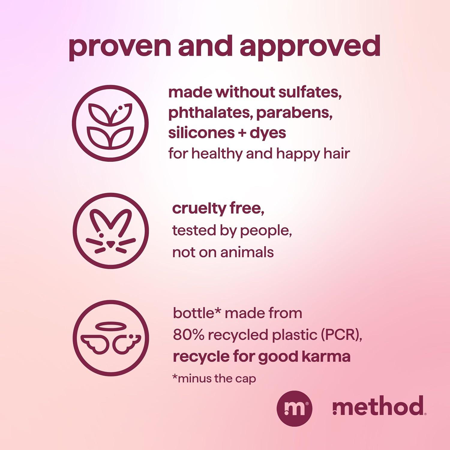 image:imageMethod Moisturizing Conditioner Simply Nourish Revitalizes Dry Hair Safe for ColorTreated Hair Sulfate Free and Cruelty Free 135 oz14 Ounce Pack of 1