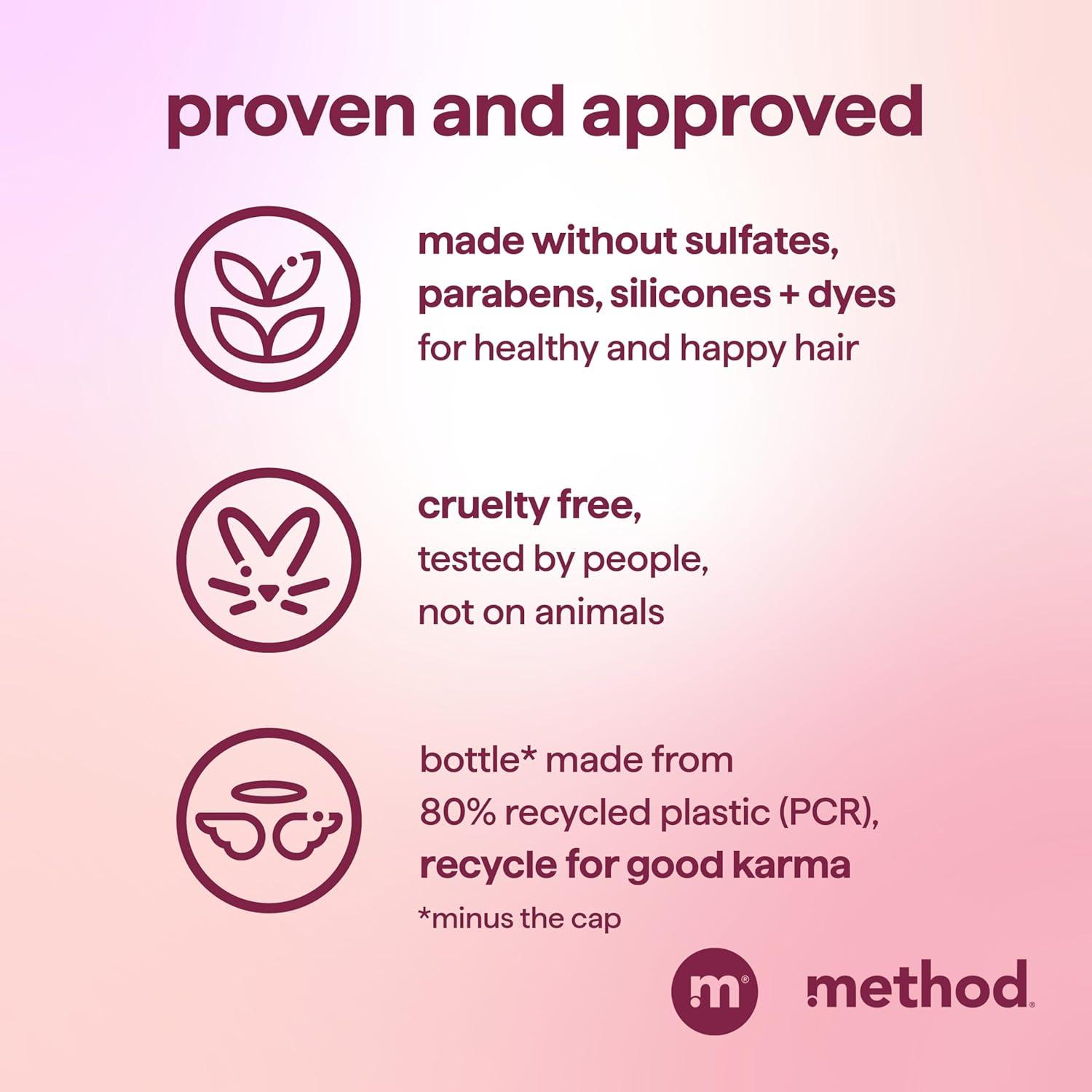 image:imageMethod Moisturizing Conditioner Simply Nourish Revitalizes Dry Hair Safe for ColorTreated Hair Sulfate Free and Cruelty Free 135 oz14 Ounce Pack of 2