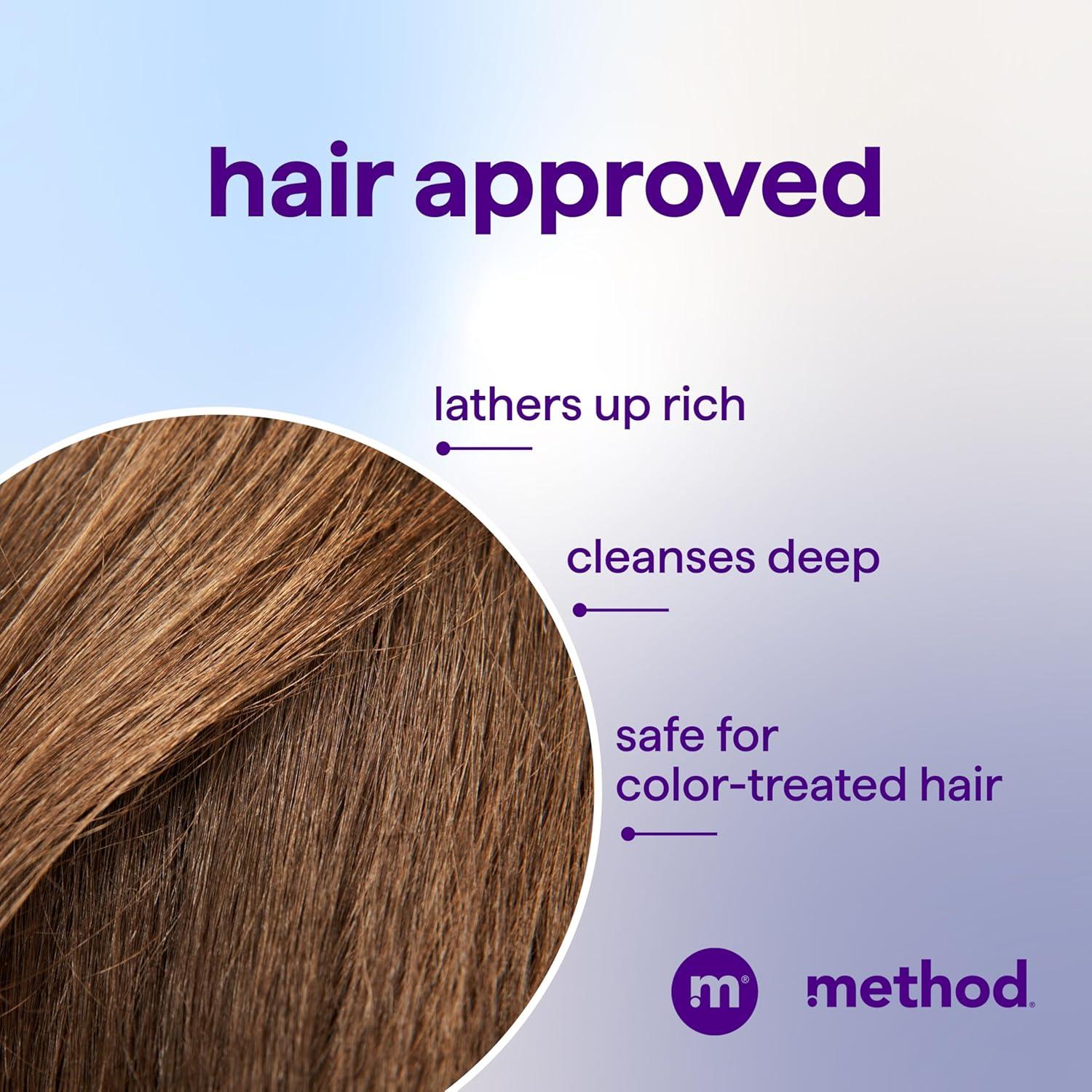 image:imageMethod Moisturizing Shampoo Simply Nourish Hydrates and Revives Dry Hair Safe for ColorTreated Hair Sulfate Free and Cruelty Free 14 oz14 Ounce Pack of 1