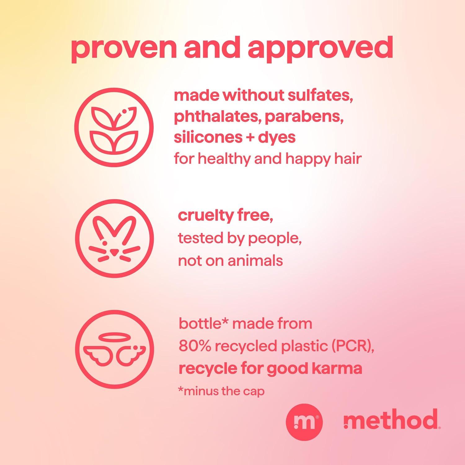 image:imageMethod Repairing Conditioner Island Mist Nourishes Hair and Restores Damaged Strands Paraben Free Sulfate Free Safe for ColorTreated Hair 135 oz