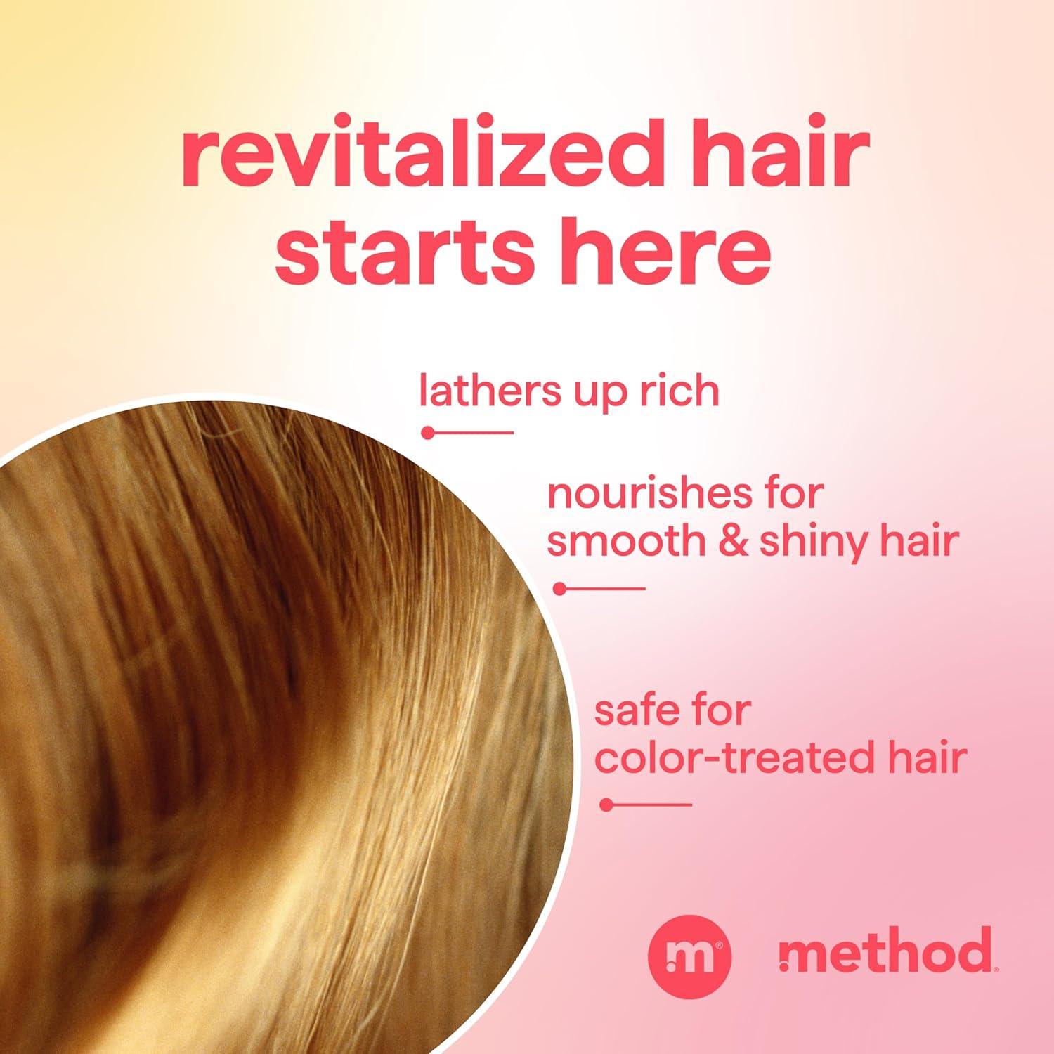 image:imageMethod Repairing Shampoo Island Mist Nourishes Hair and Restores Damaged Strands Sulfate Free Color Safe 14 oz