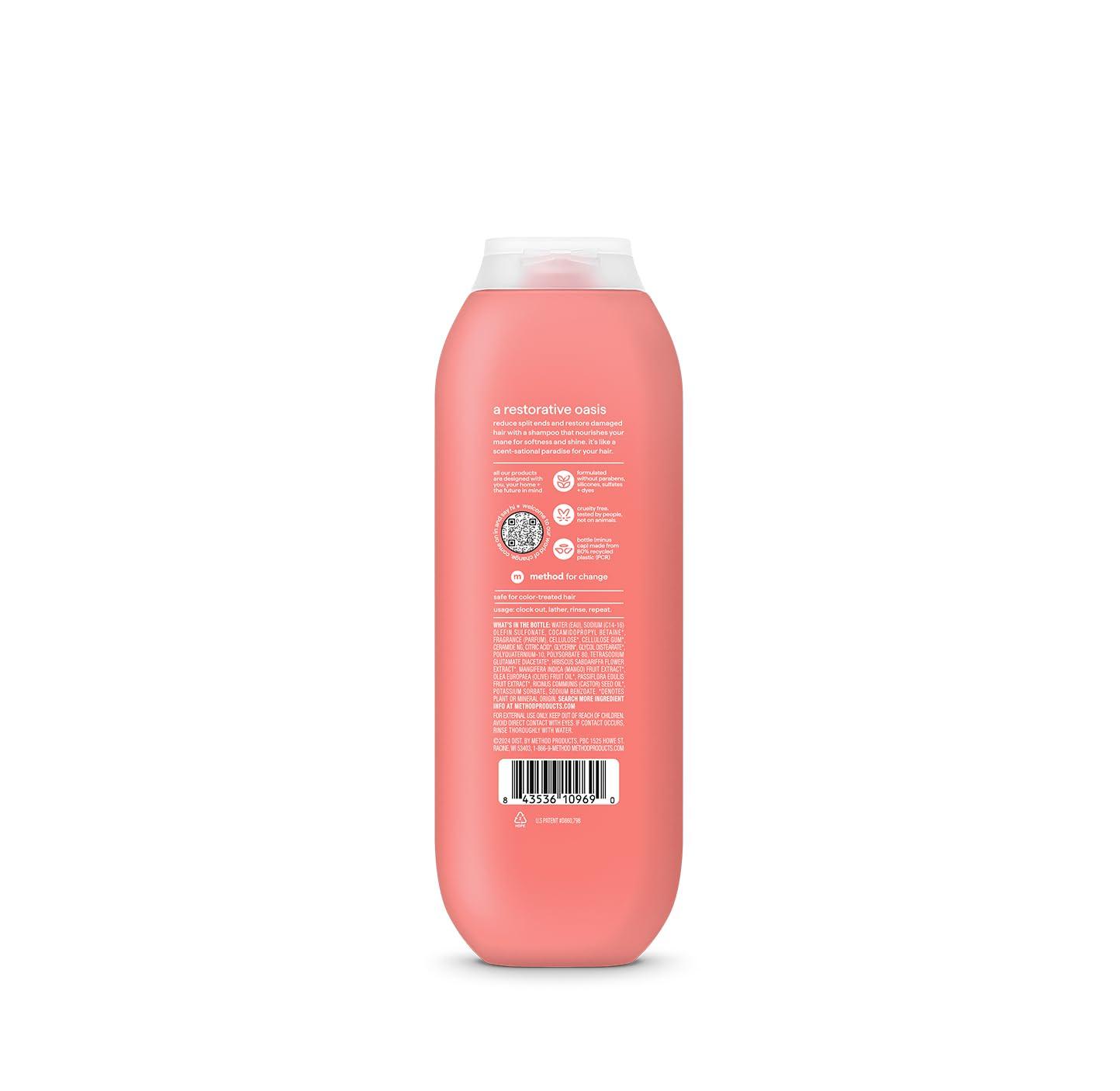image:imageMethod Repairing Shampoo Island Mist Nourishes Hair and Restores Damaged Strands Sulfate Free Color Safe 14 oz