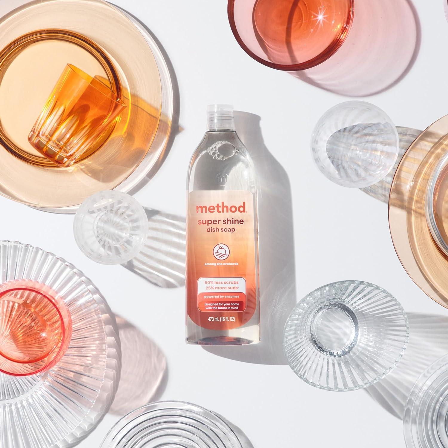 image:imageMethod Super Shine Liquid Dish Soap Powered by Enzymes Free Clear Unscented 16 fl ozAmong the Orchards