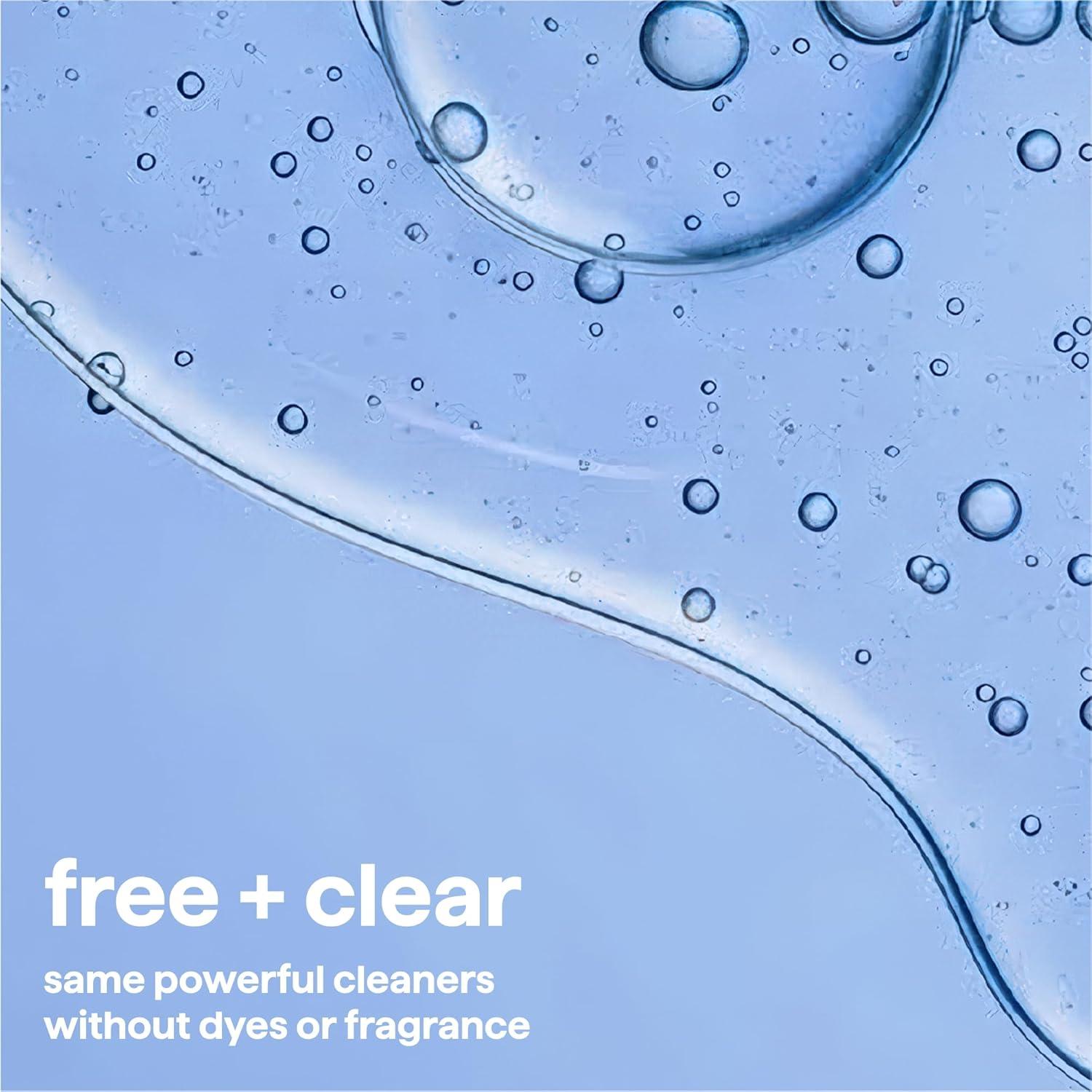 image:imageMethod Super Shine Liquid Dish Soap Refill Powered by Enzymes Dewy Daze Scented 48 fl ozFree Clear