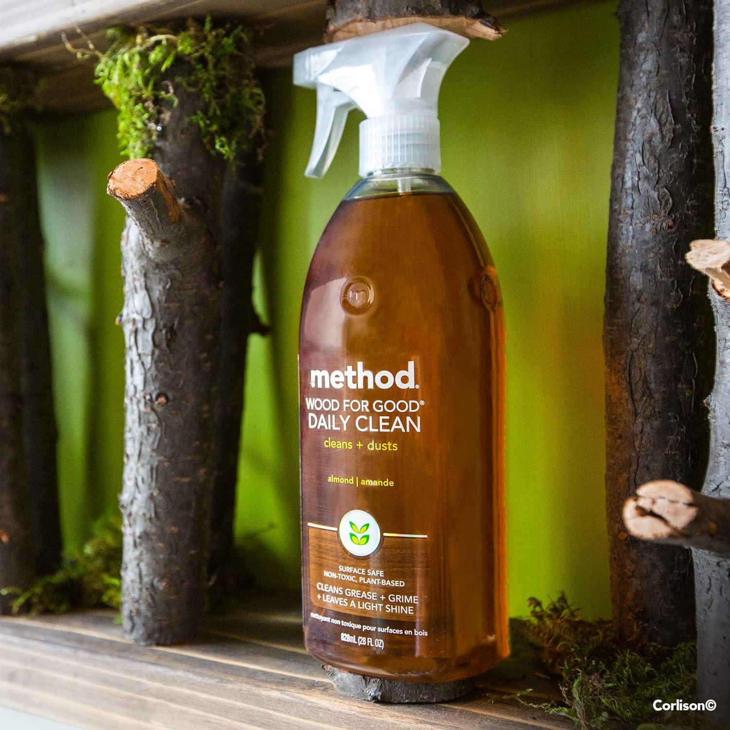 image:imageMethod Wood Polish Almond For Wood Surfaces Furniture and Cabinets 14 Ounces Pack of 628 Fl Oz Pack of 2