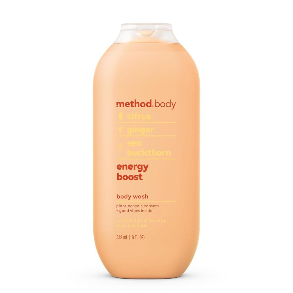 image:imageMethod Body Wash Magnolia Paraben and Phthalate Free 18 oz Pack of 1Energy Boost