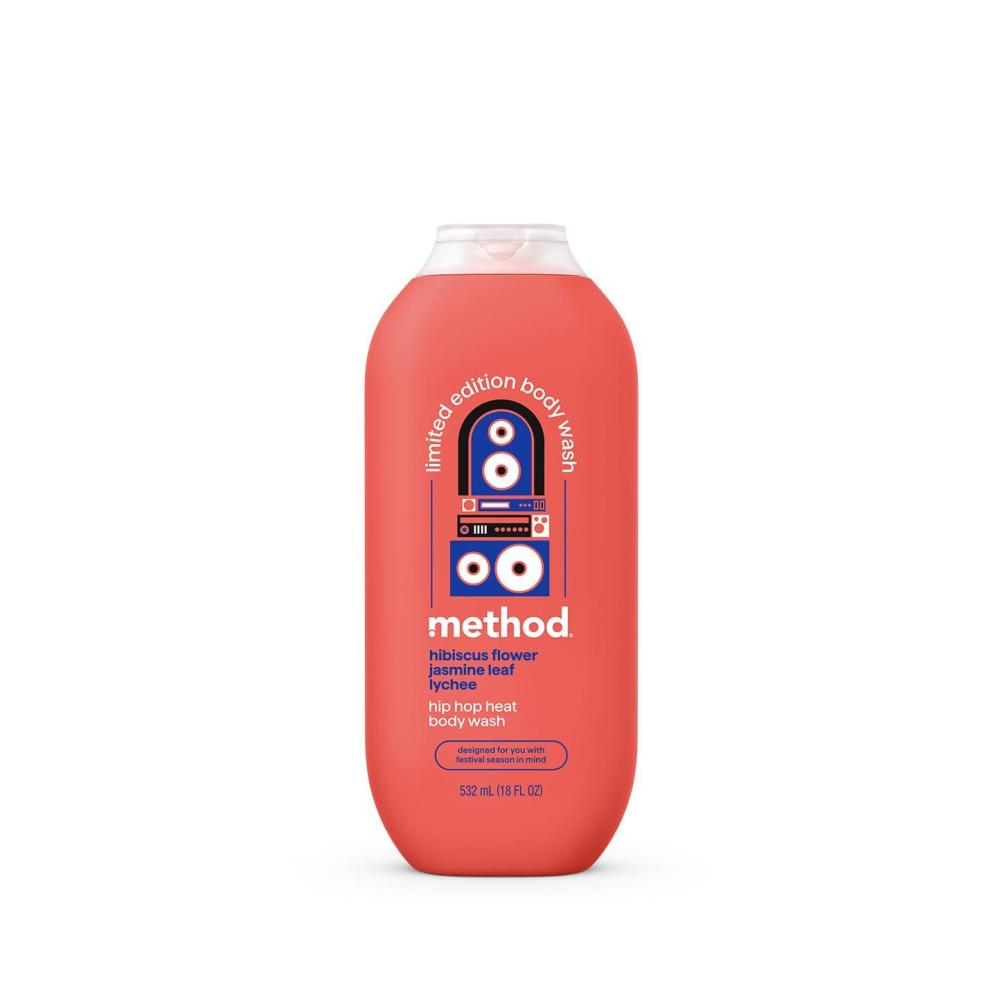 image:imageMethod Body Wash Magnolia Paraben and Phthalate Free 18 oz Pack of 1Hip Hot Heat