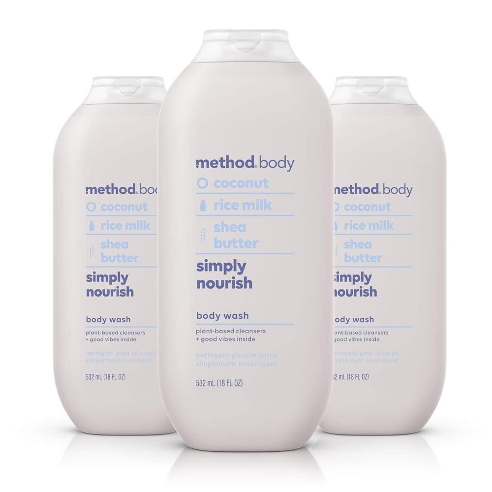 image:imageMethod Body Wash Simply Nourish Paraben and Phthalate Free 18 oz Pack of 3Simply Nourish