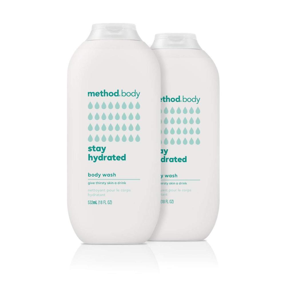 image:imageMethod Body Wash Stay Hydrated 18 Ounces 2 Pack Stay Hydrated 18 fluidouncesFresh Water