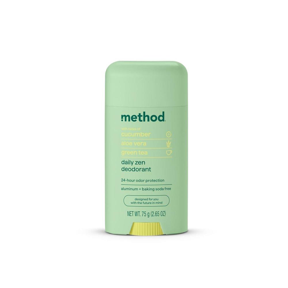 image:imageMethod Deodorant Pure Peace Rose Water Peonies Pink Sea Salt notes 24 Hour Odor Protection 265 ozDaily Zen