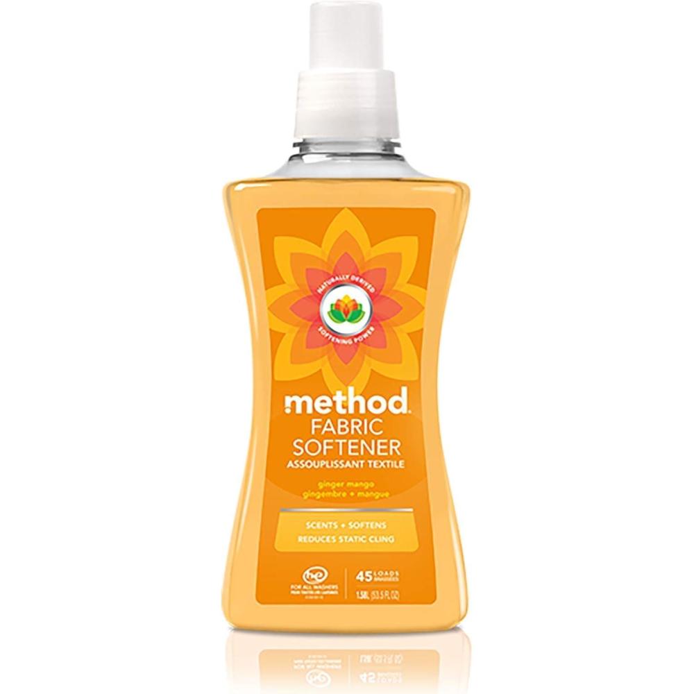 image:imageMethod Fabric Softener Ginger Mango 535 Ounces 45 Loads 1 pack Packaging May VaryGinger Mango