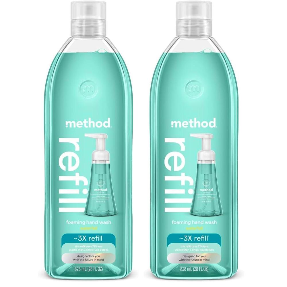 image:imageMethod Foaming Hand Soap Refill Waterfall 28 oz Packaging May Vary56 Fl Oz 2 Pack