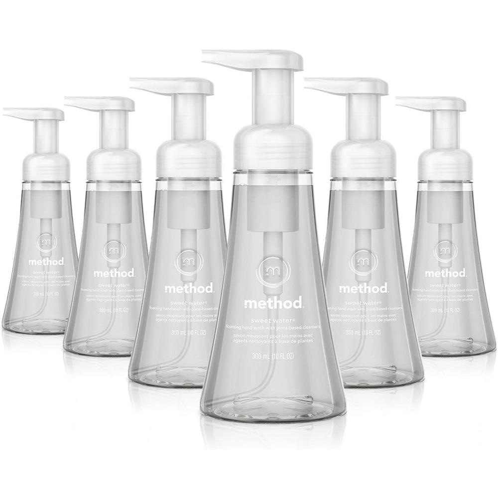 image:imageMethod Foaming Hand Soap Sweet Water Paraben and Phthalate Free 10 fl oz Pack of 310 Fl Oz Pack of 6