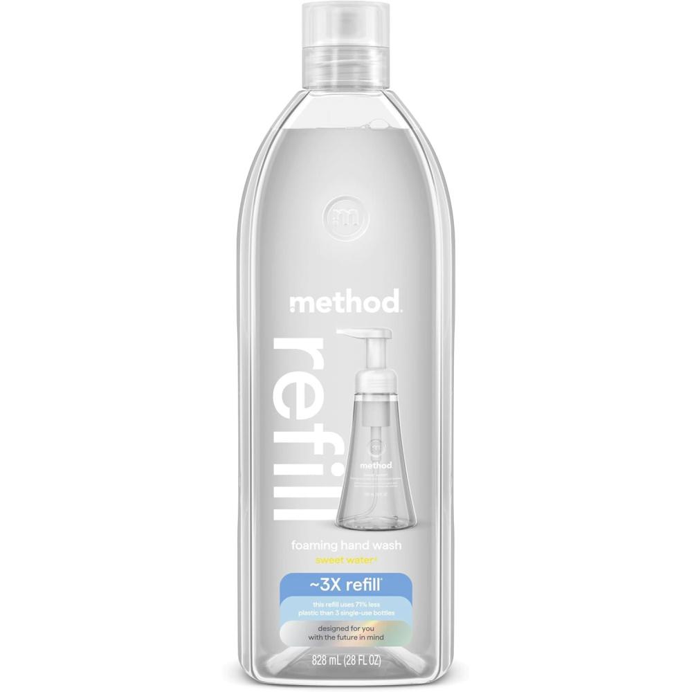 image:imageMethod Foaming Hand Soap Sweet Water Paraben and Phthalate Free 10 fl oz Pack of 328 Fl Oz Pack of 1
