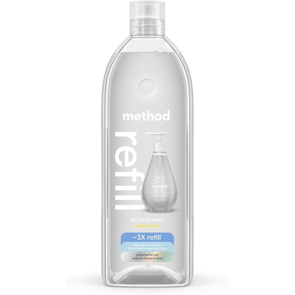 image:imageMethod Gel Hand Soap Refill Sweet Water 34 oz Packaging May Vary34 Fl Oz Pack of 1