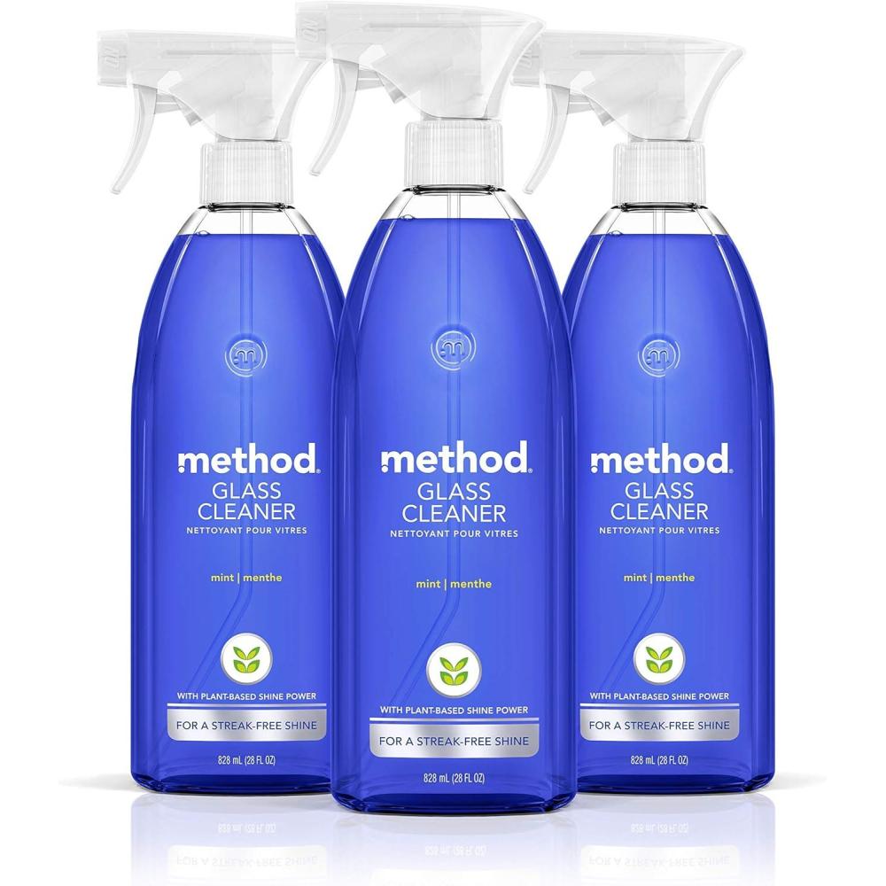 image:imageMethod Glass Cleaner Mint 28 Ounces 3 pack Packaging May VaryMint