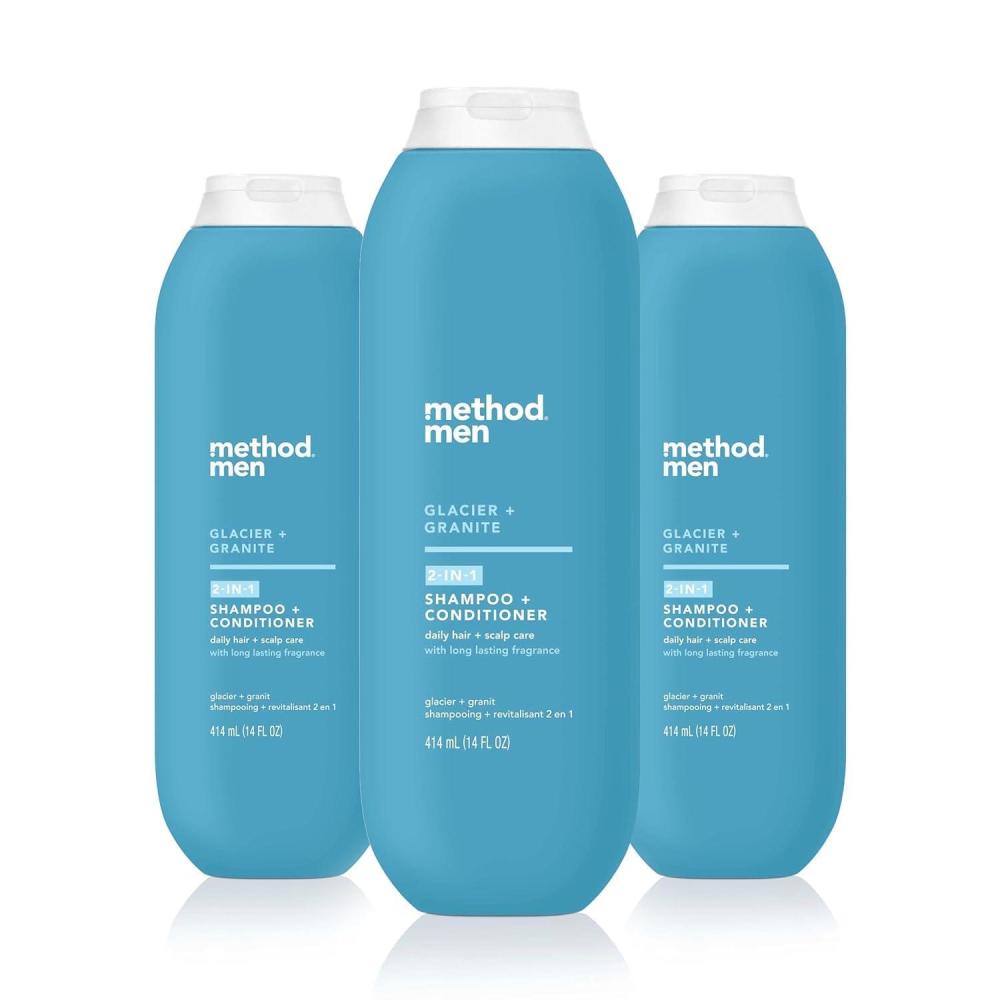 image:imageMethod Men 2in1 Shampoo Conditioner Sea Surf Pack Of 6 Sea amp Surf 6 CountGlacier Granite