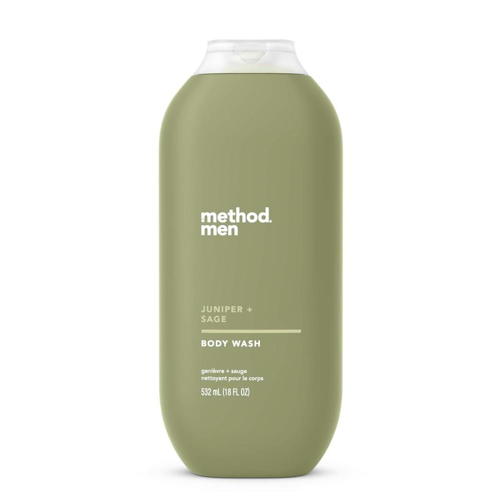 image:imageMethod Men Body Wash Juniper  Sage Paraben and Phthalate Free 18 fl oz Pack of 1Juniper  Sage