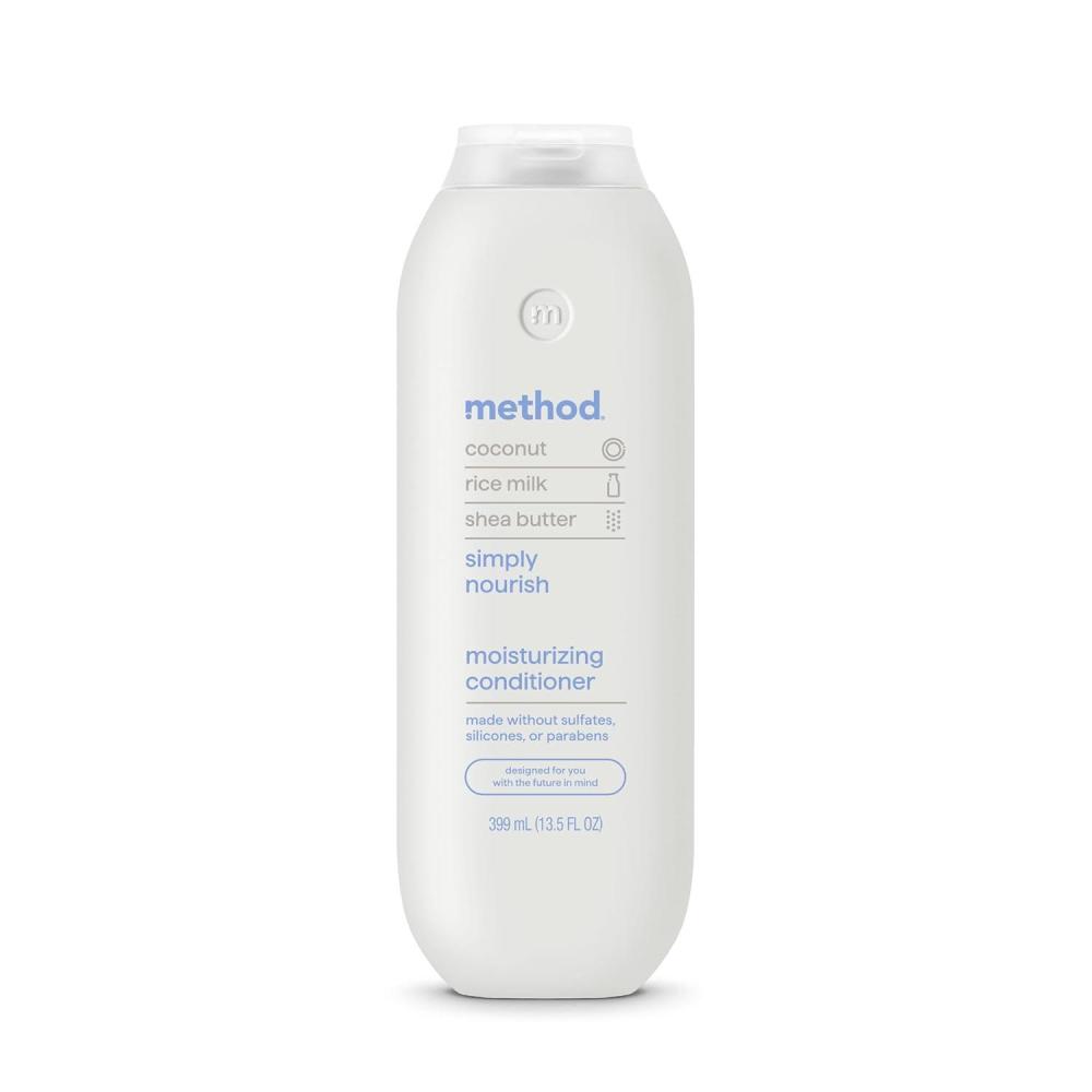 image:imageMethod Moisturizing Conditioner Simply Nourish Revitalizes Dry Hair Safe for ColorTreated Hair Sulfate Free and Cruelty Free 135 oz135 Ounce Pack of 1