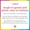 Method Antibacterial All Purpose Cleaner Spray, Wildflower, Kills 99.9% of Household Germs, 28 fl oz (Pack of 8)(Bamboo)